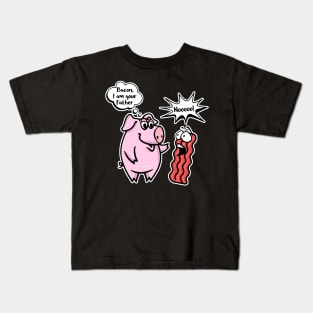 Bacon I'm Your Father Bacon and Pig Kids T-Shirt